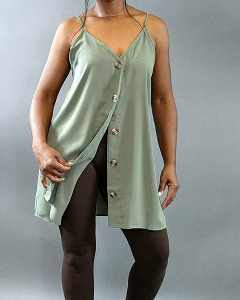 Slip In Cami-Lite Olive - Oh, It's Me! Boutique