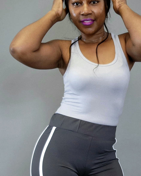 The Tourist Shorts-Grey - Oh, It's Me! Boutique