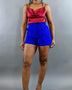 Female Charmer Cami Shirt-Burgundy
