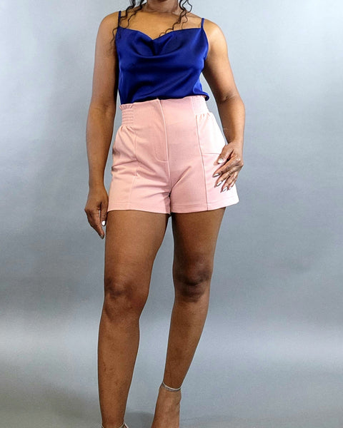 Female Charmer Cami Shirt-Royal