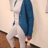 Cardigan- Turquoise - Oh, It's Me! Boutique