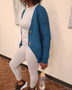 Cardigan- Turquoise - Oh, It's Me! Boutique
