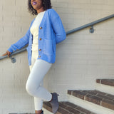 Cardigan Blue - Oh, It's Me! Boutique