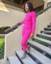 Legging Microfiber Set-Magenta - Oh, It's Me! Boutique