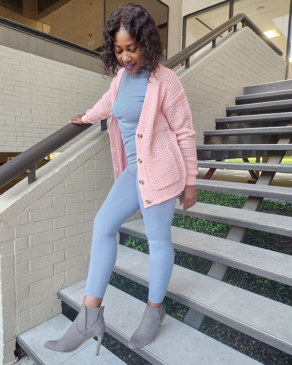 Cardigan- Pink - Oh, It's Me! Boutique