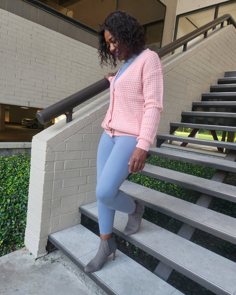 Cardigan- Pink - Oh, It's Me! Boutique