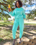 Jogger Hoodie Set-Mint - Oh, It's Me! Boutique