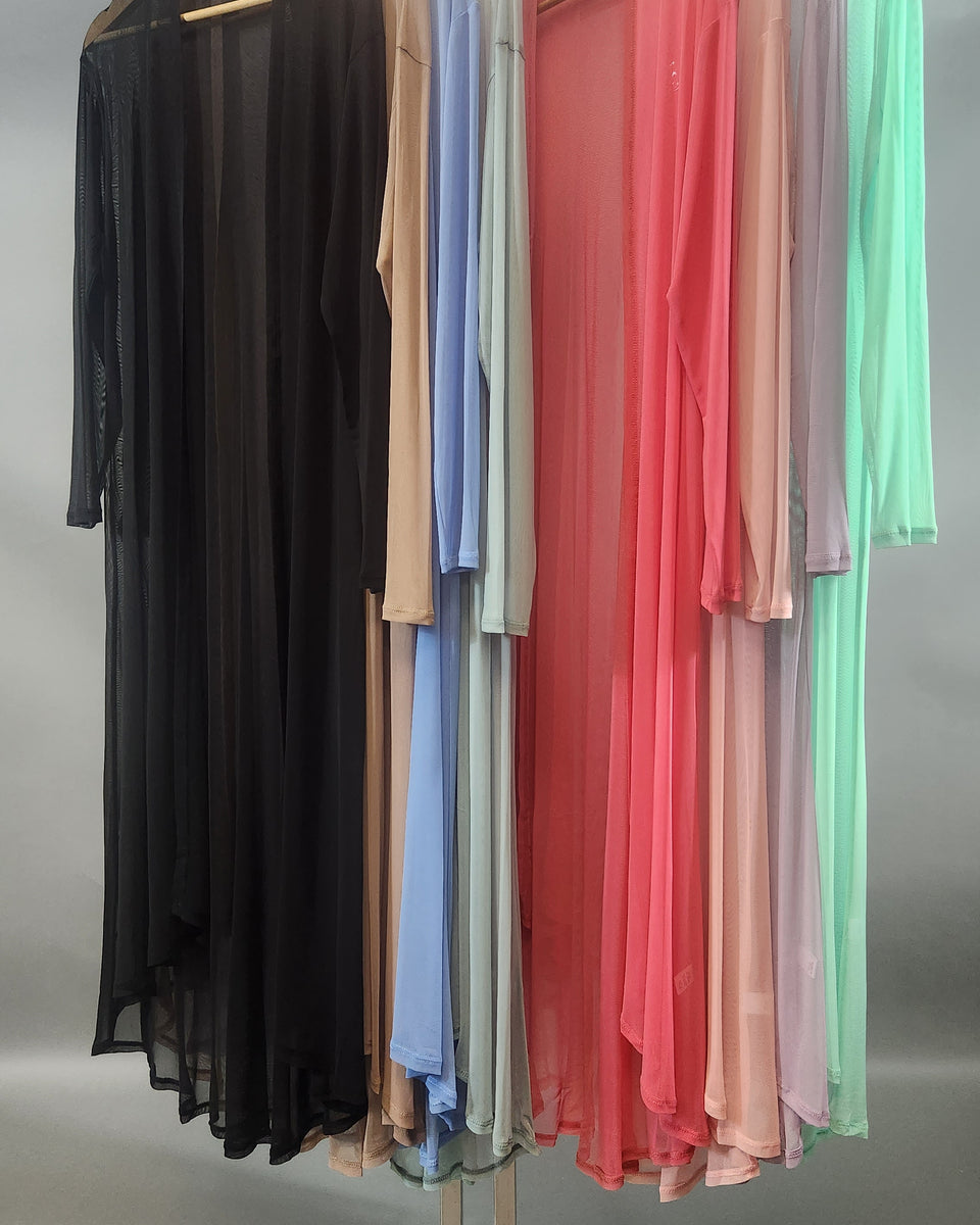 So Extra Duster Overlay-Green Mint - Oh, It's Me! Boutique