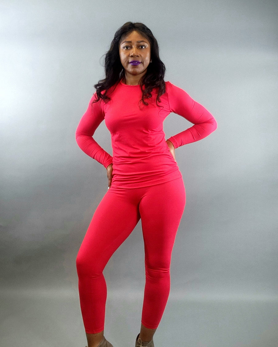 Leggings Microfiber Set-Ruby - Oh, It's Me! Boutique