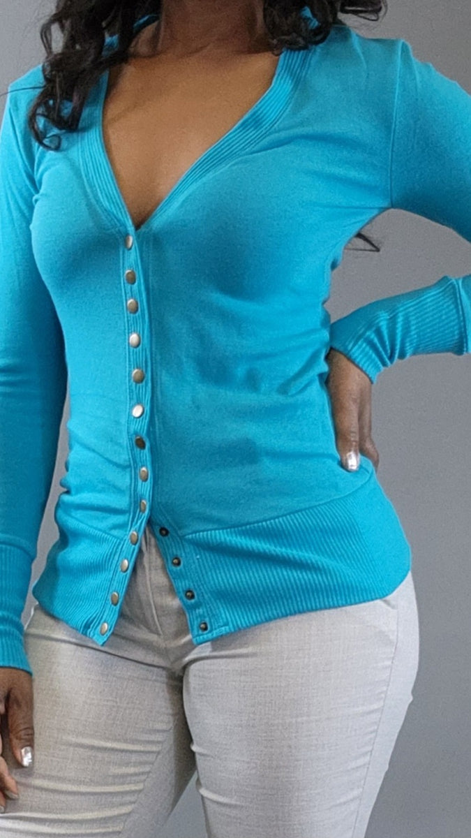 Snap- Ice Blue - Oh, It's Me! Boutique