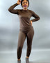 Legging Microfiber Set-Americano - Oh, It's Me! Boutique