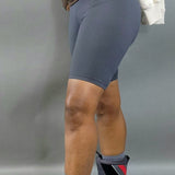 Biker Shorts-Grey - Oh, It's Me! Boutique