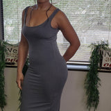Cardigan Set-Grey - Oh, It's Me! Boutique
