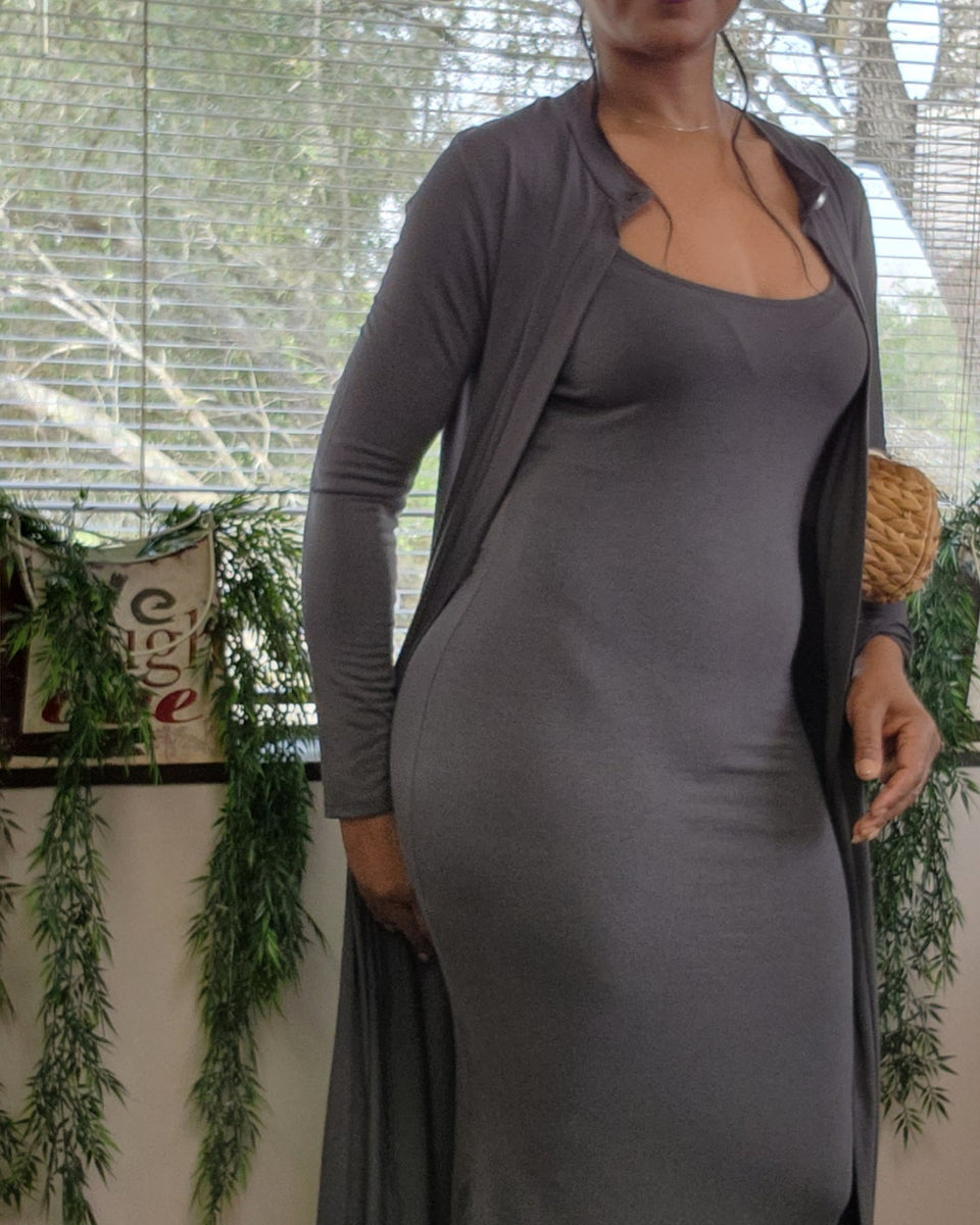 Cardigan Set-Olive - Oh, It's Me! Boutique