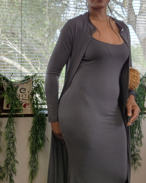 Cardigan Set-Olive - Oh, It's Me! Boutique