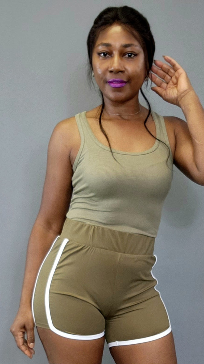 The Tourist Shorts-Olive - Oh, It's Me! Boutique