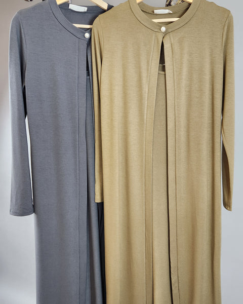 Cardigan Set-Olive - Oh, It's Me! Boutique
