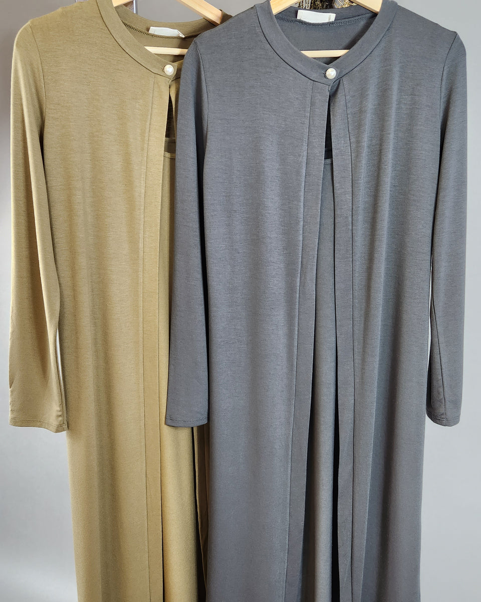 Casual Comfort Cardigan Set-Grey - Oh, It's Me! Boutique