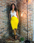 Draw It-Skirt-Yellow - Oh, It's Me! Boutique