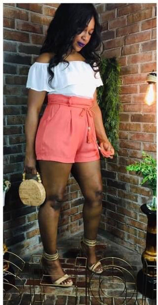 Chic- Romper Rust - Oh, It's Me! Boutique