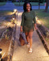 Asymmetric-Top Olive - Oh, It's Me! Boutique